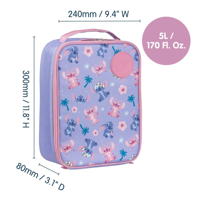 B.box Insulated Lunch Bag Flexi Disney Stitch