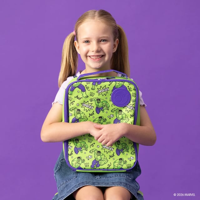 B.box Insulated Lunch Bag Flexi Marvel Hulk