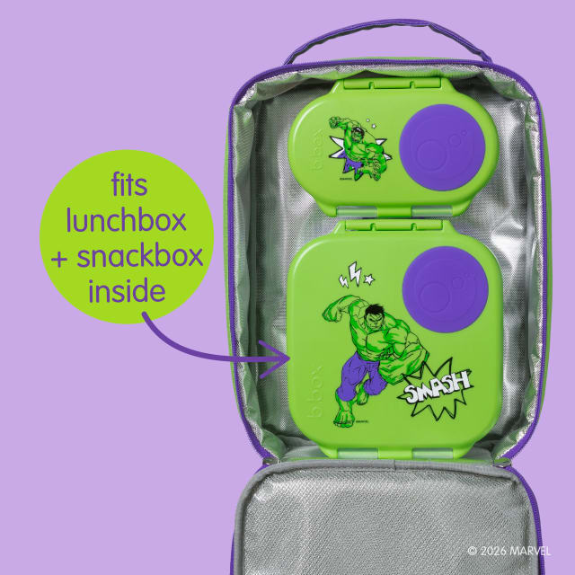 B.box Insulated Lunch Bag Flexi Marvel Hulk