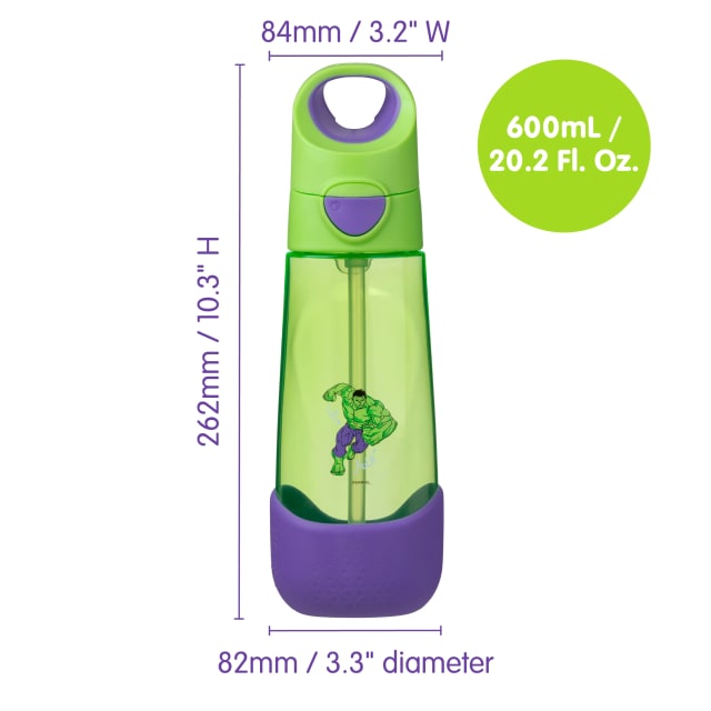 B.box Tritan Drink 600ml Marvel Hulk