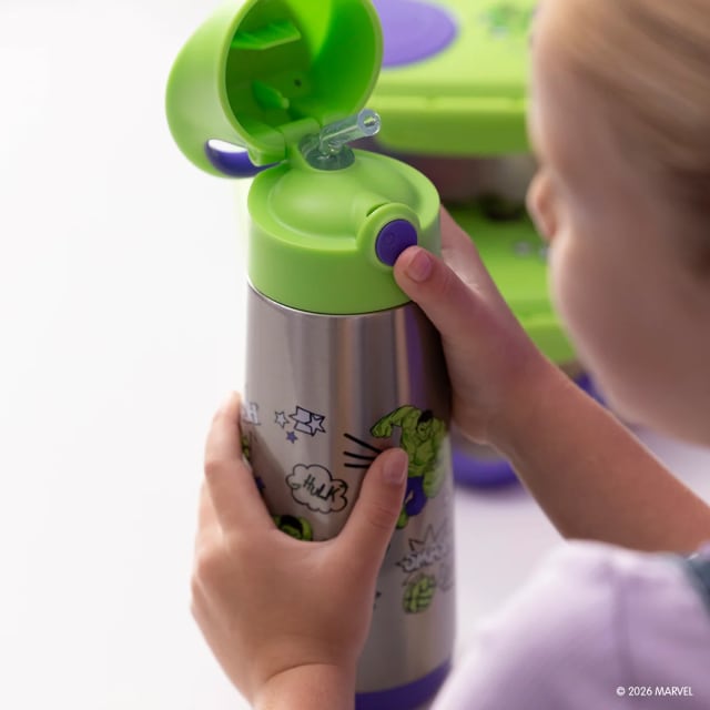 b.box 500ml Insulated Drink Marvel Hulk