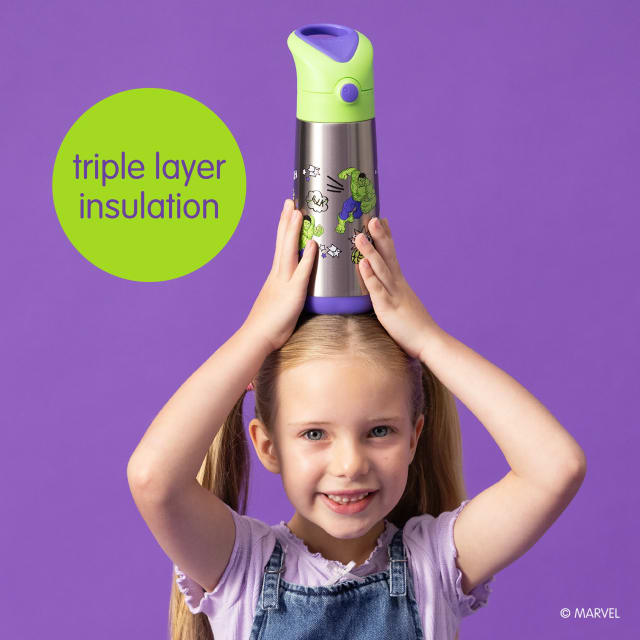 b.box 500ml Insulated Drink Marvel Hulk