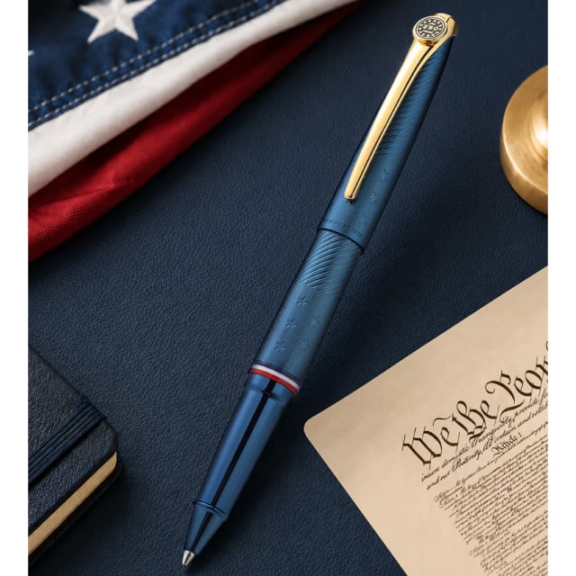 Cross ATX Americana Blue / Gold PVD Rollerball