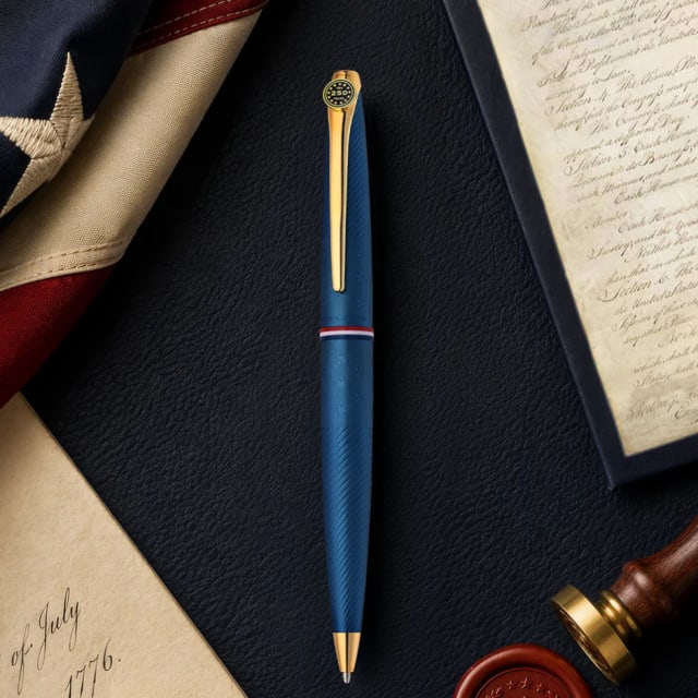 Cros  ATX Americana Blue / Gold PVD Ballpoint