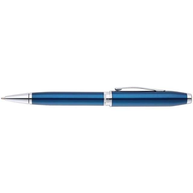 Cross Foundry Glossy Translucent Blue/Chrom Ballpoint