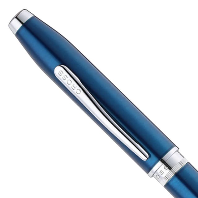 Cross Foundry Glossy Translucent Blue/Chrom Ballpoint