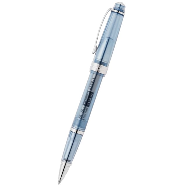 Cross Lume Translucent Navy Blue/Chrome Ballpoint