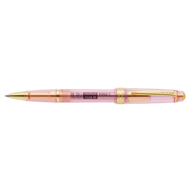 Lume Translucent Pink Sapphire/Gold Ballpoint