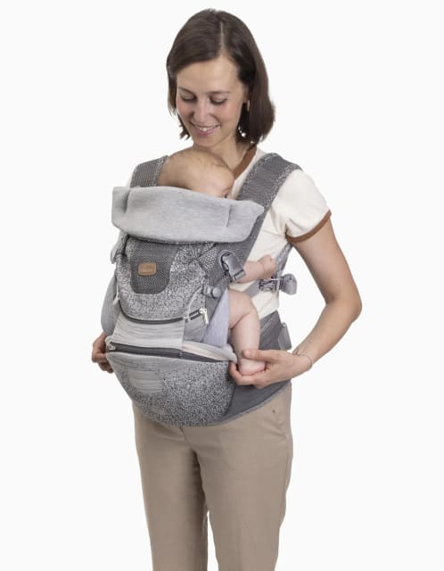Chicco Carrier:3in1 AiryHip Seat Carrier Pebble