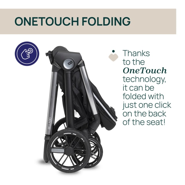 Chicco Stroller: Bellagio Primo Enchant. Silver