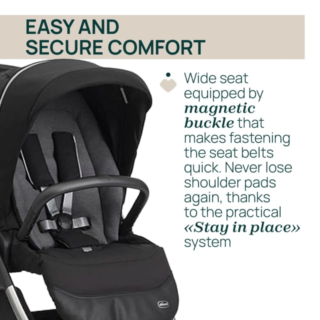 Chicco Stroller: Bellagio Primo Enchant. Silver