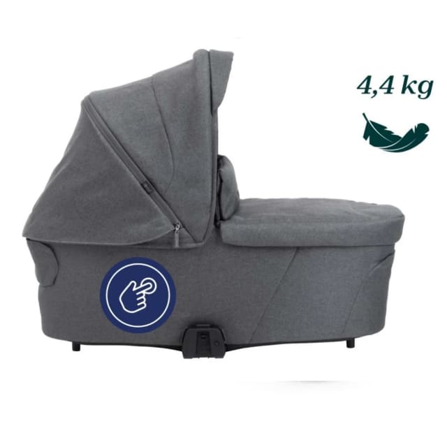 Chicco Flexi Carry Cot Black Satin