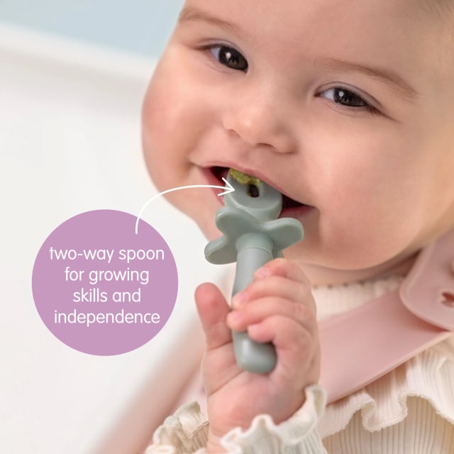 Bbox Weaning Cutlery Trio Sage