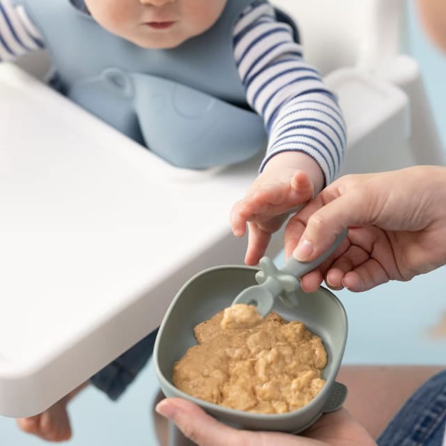 Bbox Weaning Cutlery Trio Sage