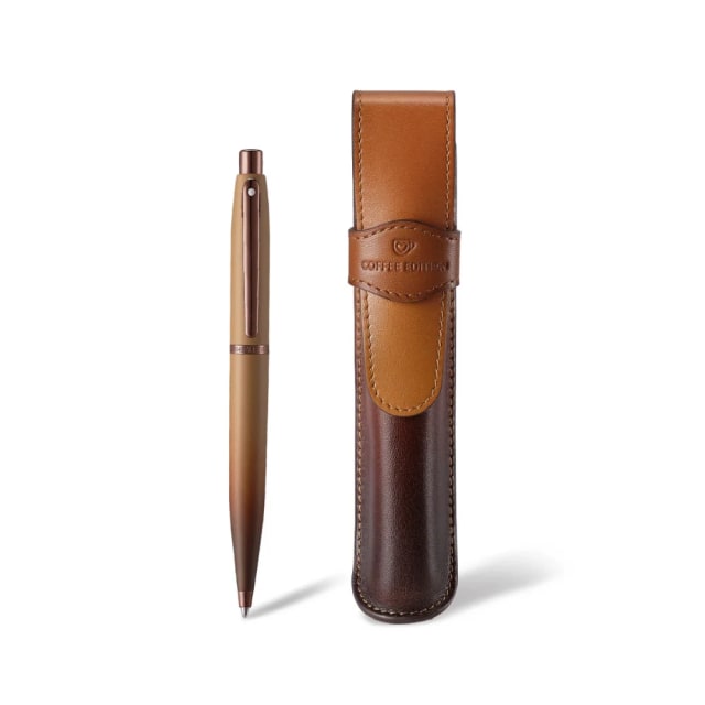 Sheaffer VFM Coffee Matt PVD Trim BallPoint/Pen Pouch
