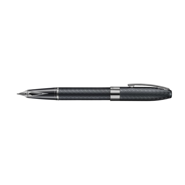 Sheaffer Legacy Matt Black Chevron/Gunmetal Fountain Pen Medium Nib