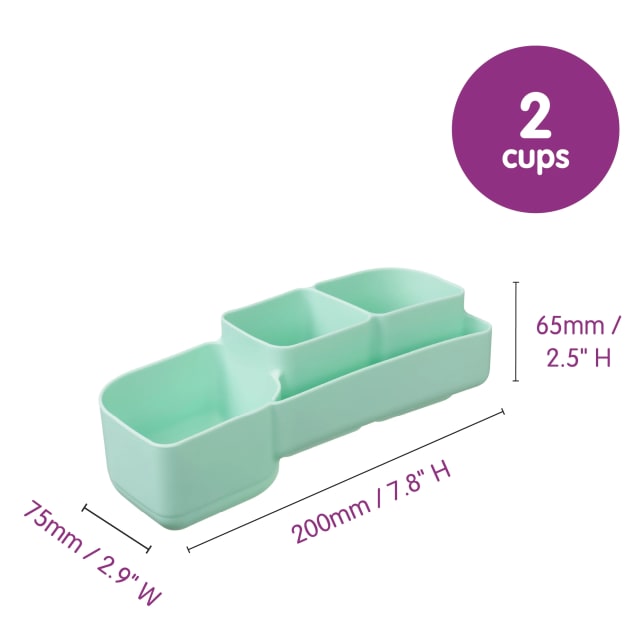 B.box Silicone Bento Tray Lunch Confetti