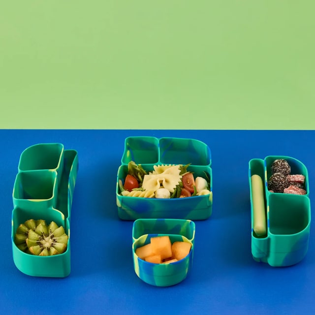B.box Silicon Bento Buddy Lunchbox Electric Jungle