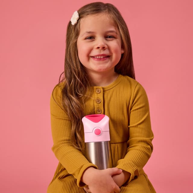 B.box 350mL Insulated Drink Flamingo Fizz