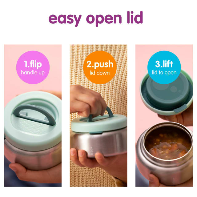 B.box Insulated Stainless Lunch Pod Ocean