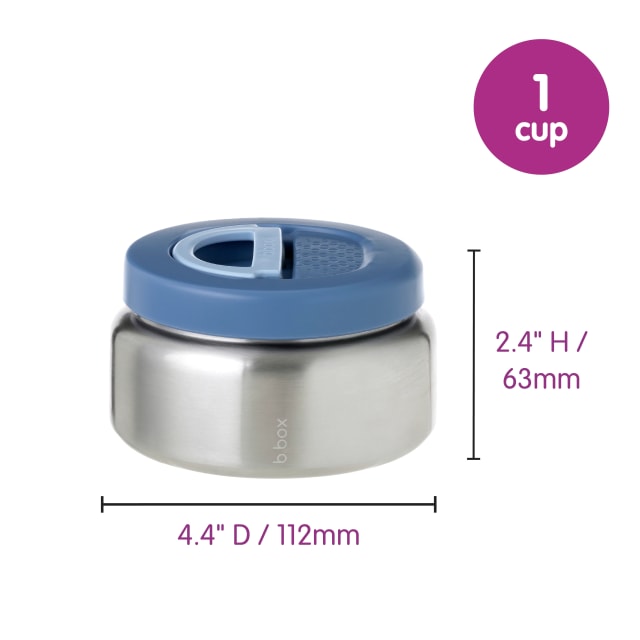 B.box Insulated Stainless Lunch Pod Ocean
