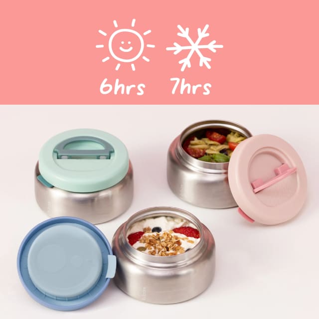 B.box Insulated Stainless Lunch Pod Forest