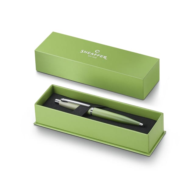 Sheaffer VFM Matcha Green Ombre/Chrome Ballpoint