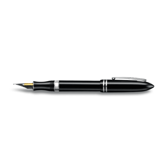 Sheaffer Balance III Gloss Black/Chrome Medium Nib Fountain Pen