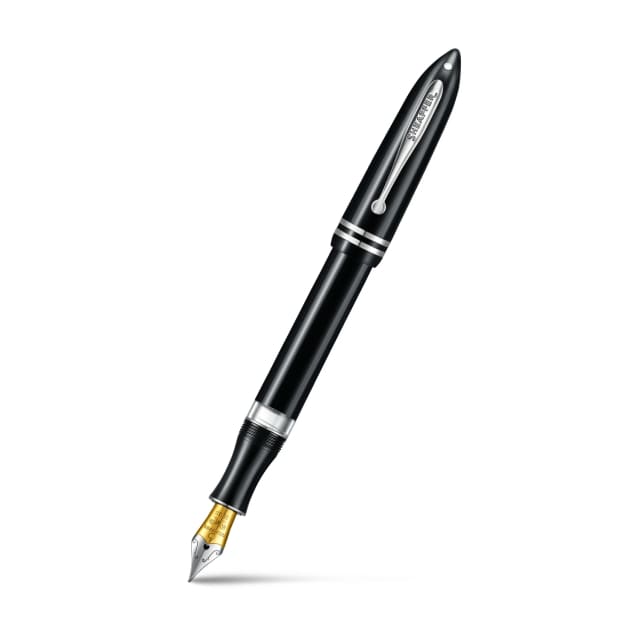 Sheaffer Balance III Gloss Black/Chrome Medium Nib Fountain Pen