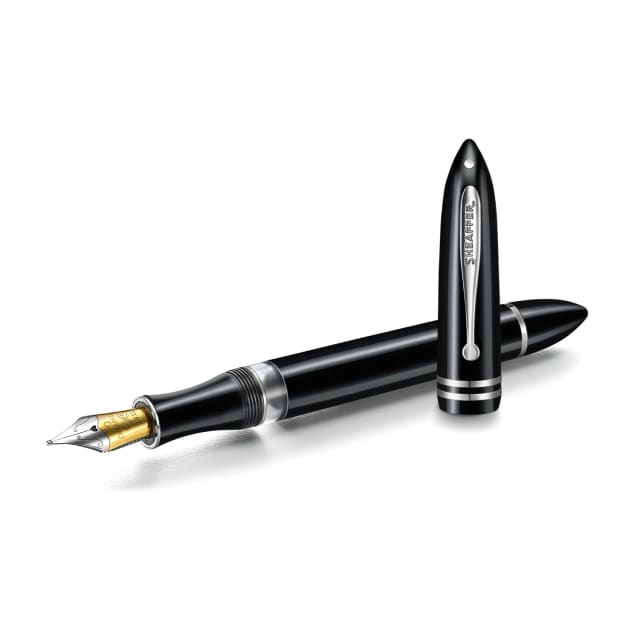 Sheaffer Balance III Gloss Black/Chrome Medium Nib Fountain Pen