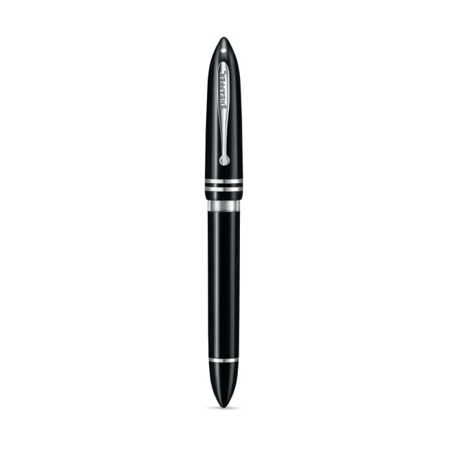 Sheaffer Balance III Gloss Black/Chrome Medium Nib Fountain Pen