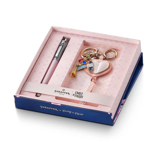 Sheaffer EIP Sentinel Pink Matt/Chrome BallPoint with Keyring