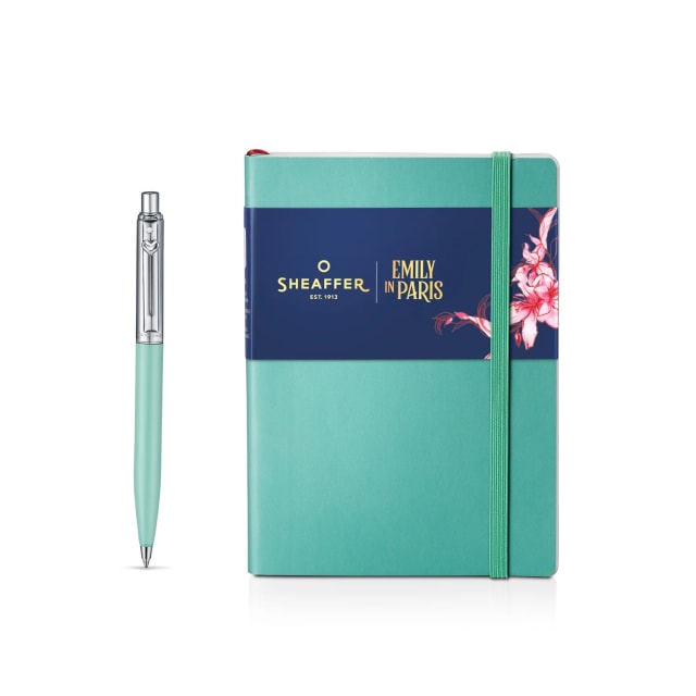 Sheaffer EIP Sentinel Green/Chrome with Small Notebook