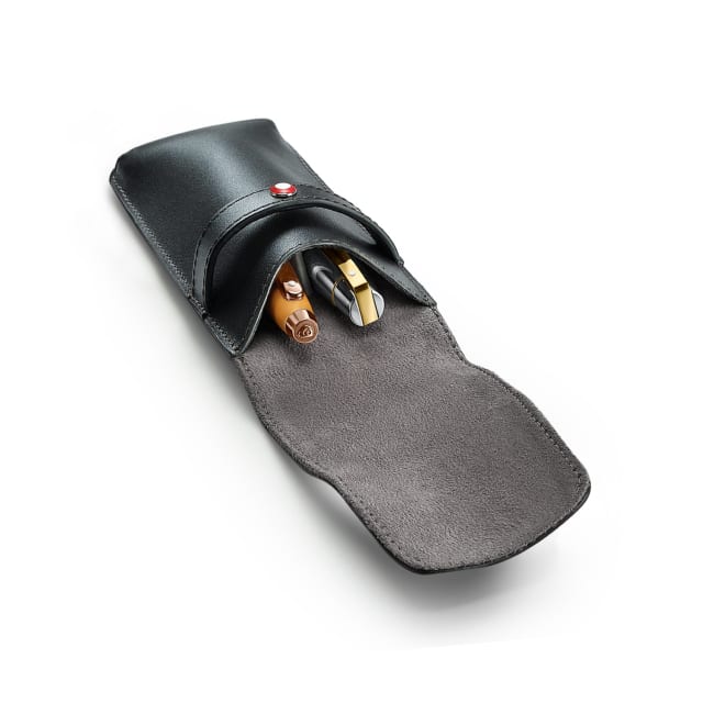 Sheaffer Double Pen Case Leather Black