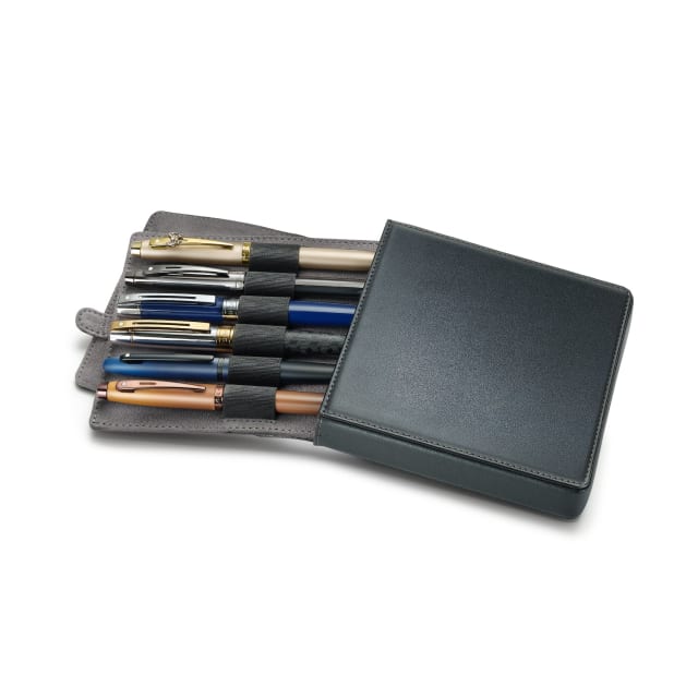 Sheaffer Six Pen Case Leather Black