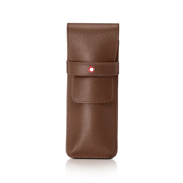 Sheaffer Double Pen Case Leather Tan