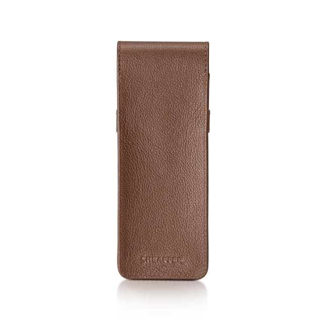 Sheaffer Double Pen Case Leather Tan