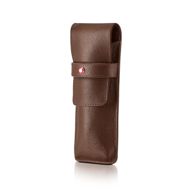 Sheaffer Double Pen Case Leather Tan