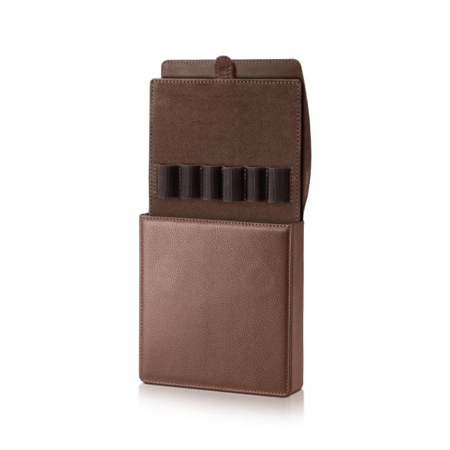 Sheaffer Six Pen Case Leather Tan