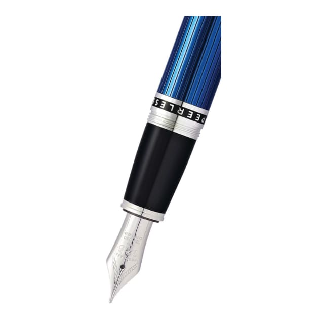 CROSS Peerless Quartz Blue Eng Lacq FFP