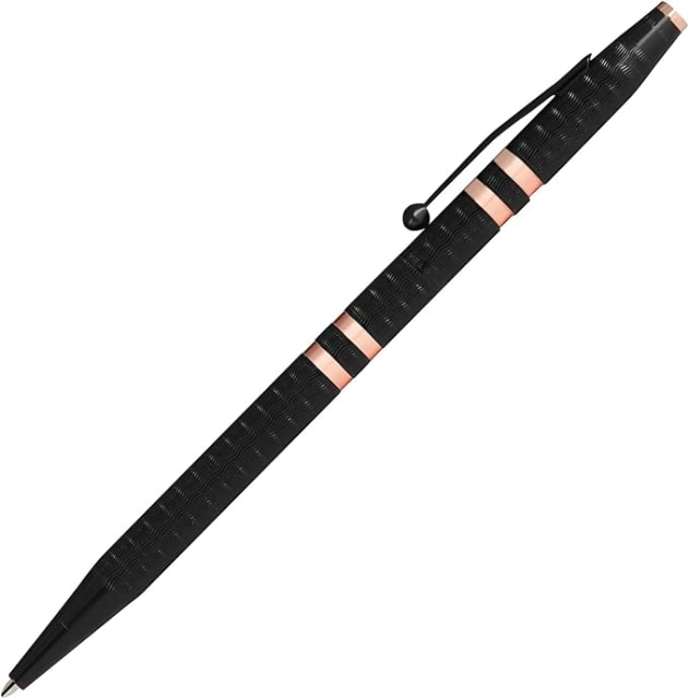 CROSS 175th Classic Century Blac+Rose Gold Ballpoint Pen