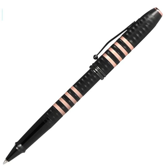 CROSS 175th Townsend Black PVD+RoseGold Rollerball Pen