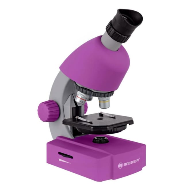 BRESSER 40x-640x Microscope - Violet