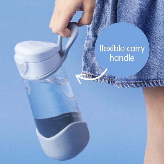 B.BOX 450mL Sport Spout Bottle - lemon twist