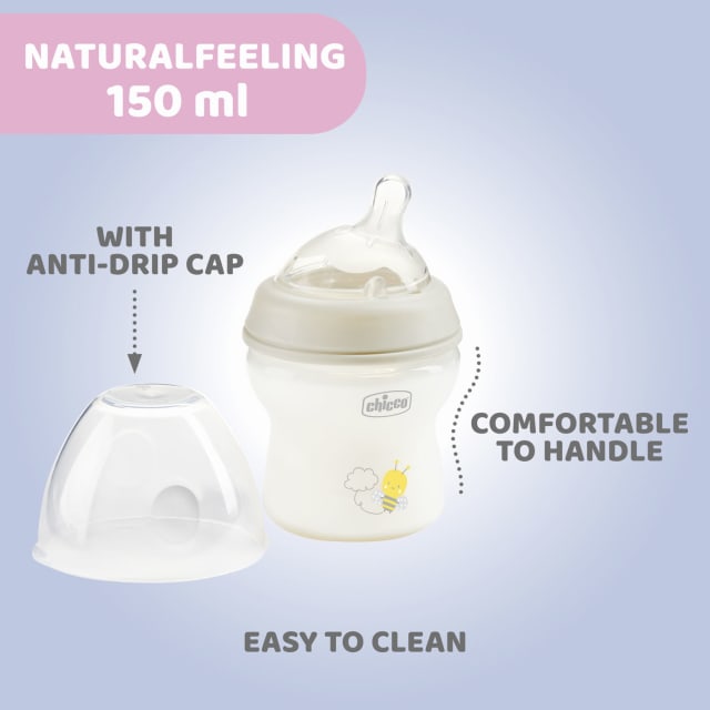 CHICCO Bottle PP: Nat Feeling Uni 150ml SFlw