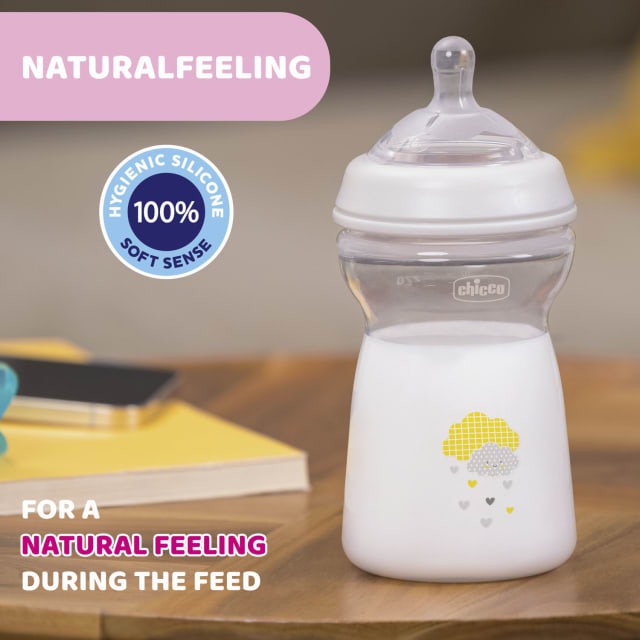 CHICCO Bottle PP: Nat Feeling Uni 330ml FFlw