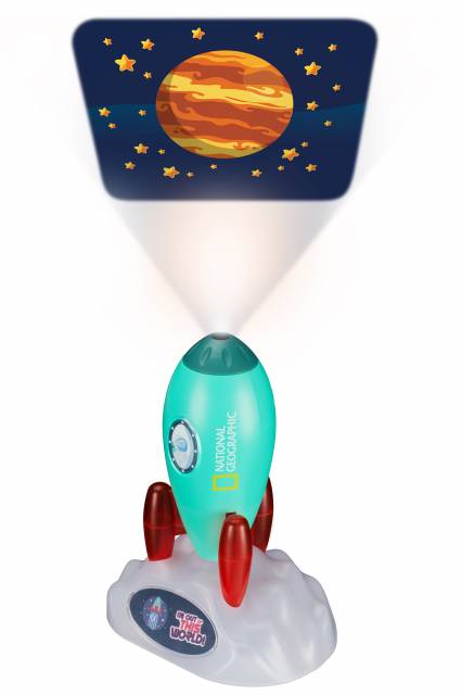 BRESSER Space Rocket Projector Night Light