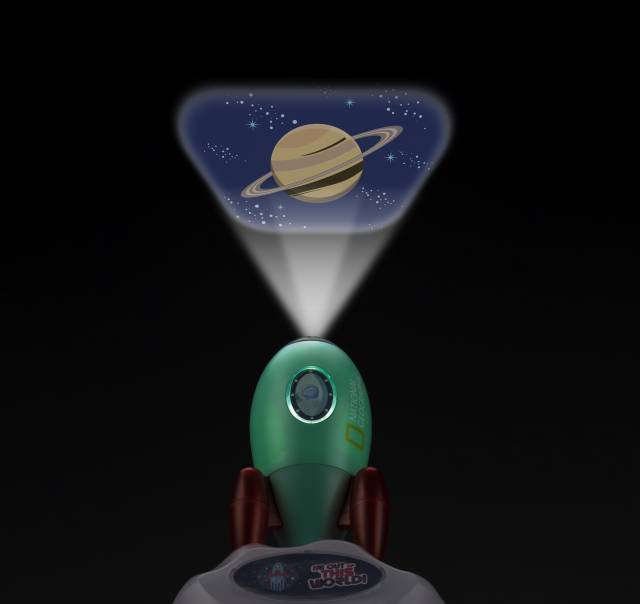 BRESSER Space Rocket Projector Night Light