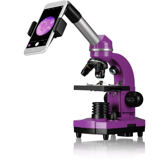 BRESSER Biolux Student Microscope - Purple