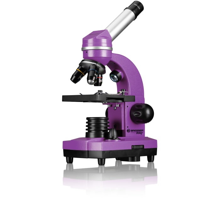 BRESSER Biolux Student Microscope - Purple